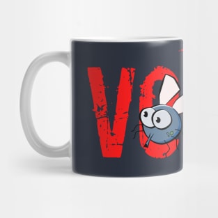 VOTE - Fly Vote Vice Presidential Election Debate Mug